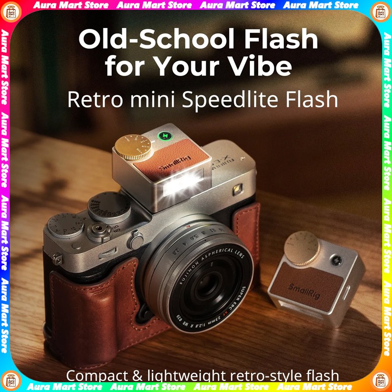 Photography Lighting Kit Portable - Flash Speedlite Retro Mini Smallrig RS-R20