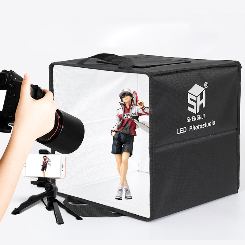 Photography Lighting Kit Portable - 30cm fotografia mesa lightbox desktop portátil