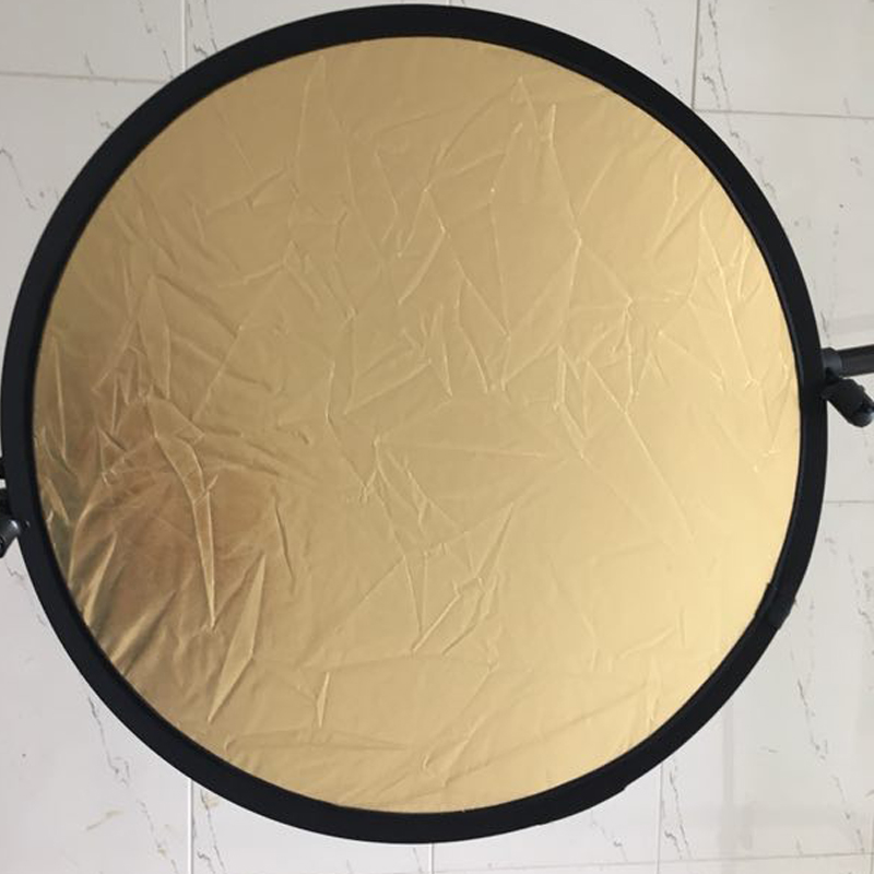 Reflector Disc Silver - Refletor redondo 2 em 1, 23