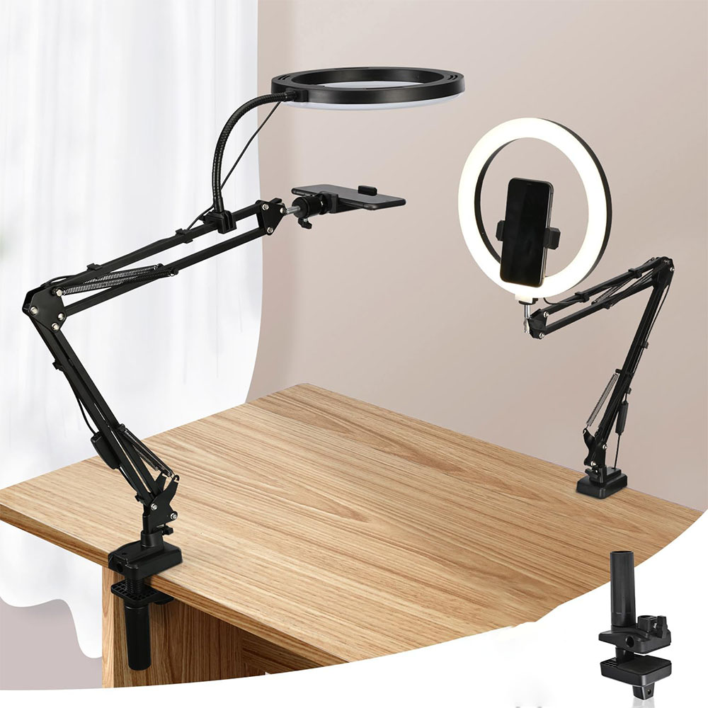 Photography Lighting With Umbrella - Anel de luz com suporte e