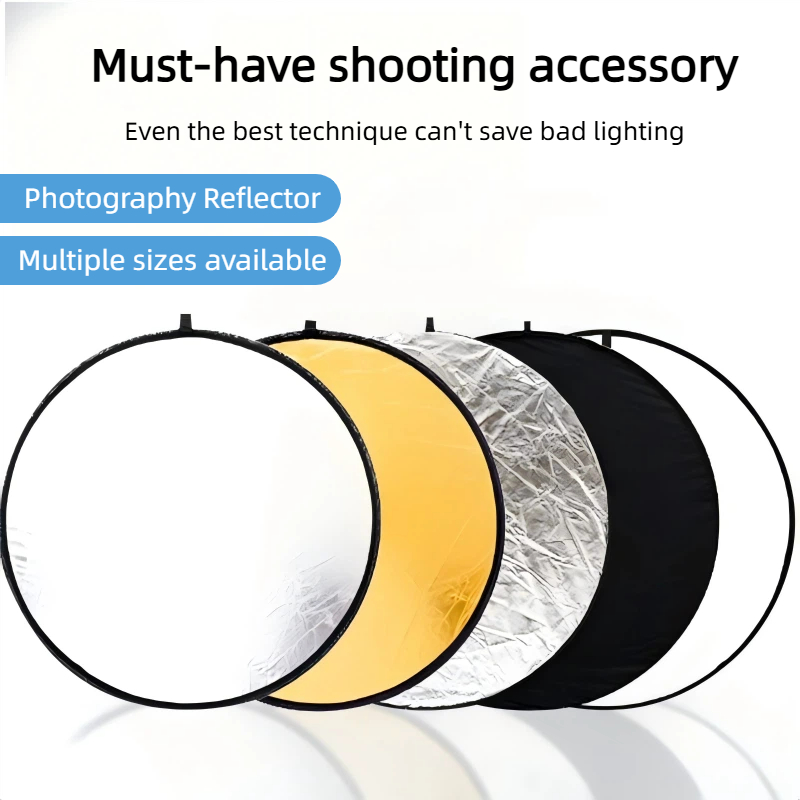 Photography Lighting For Portraits - Painel Refletor Portátil Dobrável 2 em