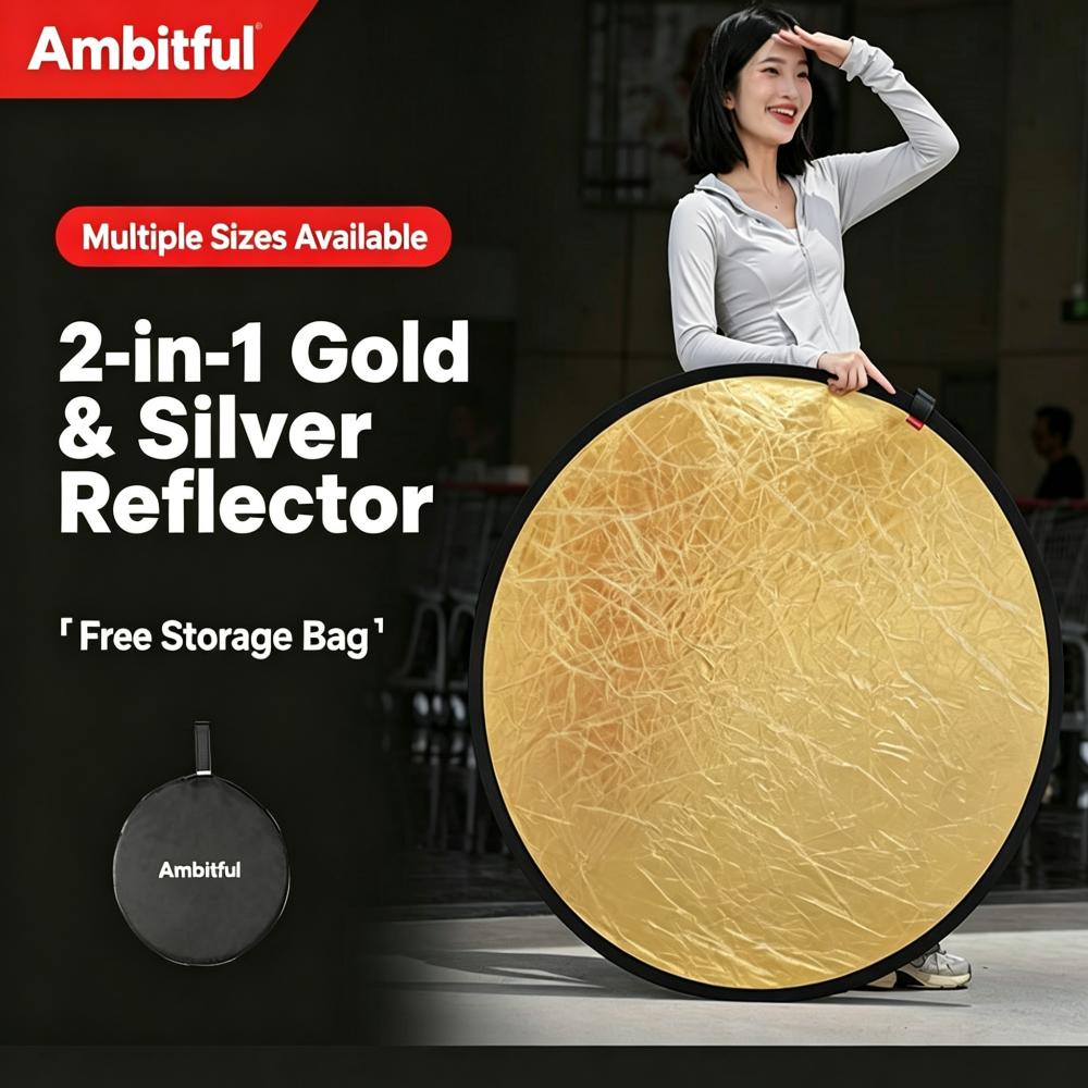 Reflector Disc Silver - Refletor Redondo Multidisco Ambitful 2 em