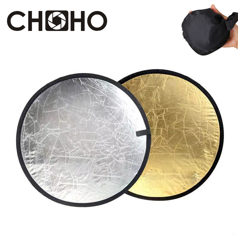 Reflector Disc Silver - Refletor 30cm bolso 2 em 1