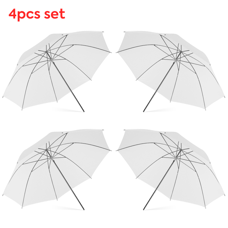 Photography Lighting With Umbrella - Guarda-chuva difusor de luz branca transparente