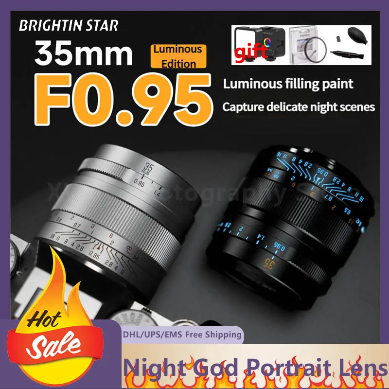 Photography Still Life Lighting - Brightin estrela lente luminosa 35mm f0.95