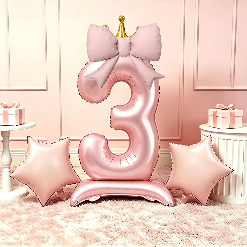 Photography Lighting Color - Balões 3D Rosa Luxo Leve 0-9,