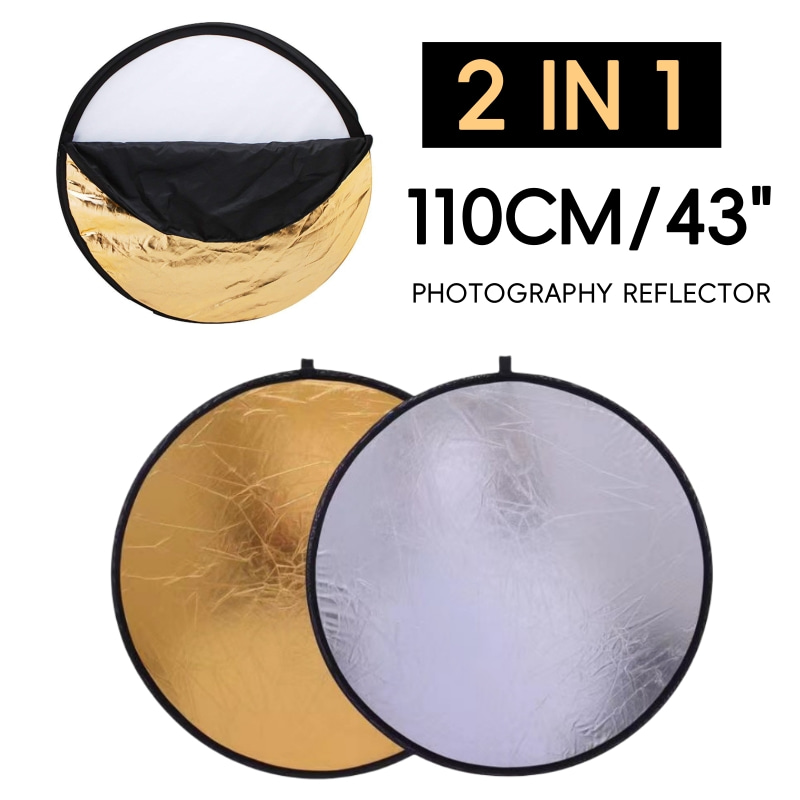 Reflector Disc Silver - Refletor Fotográfico Mini de 110cm 2