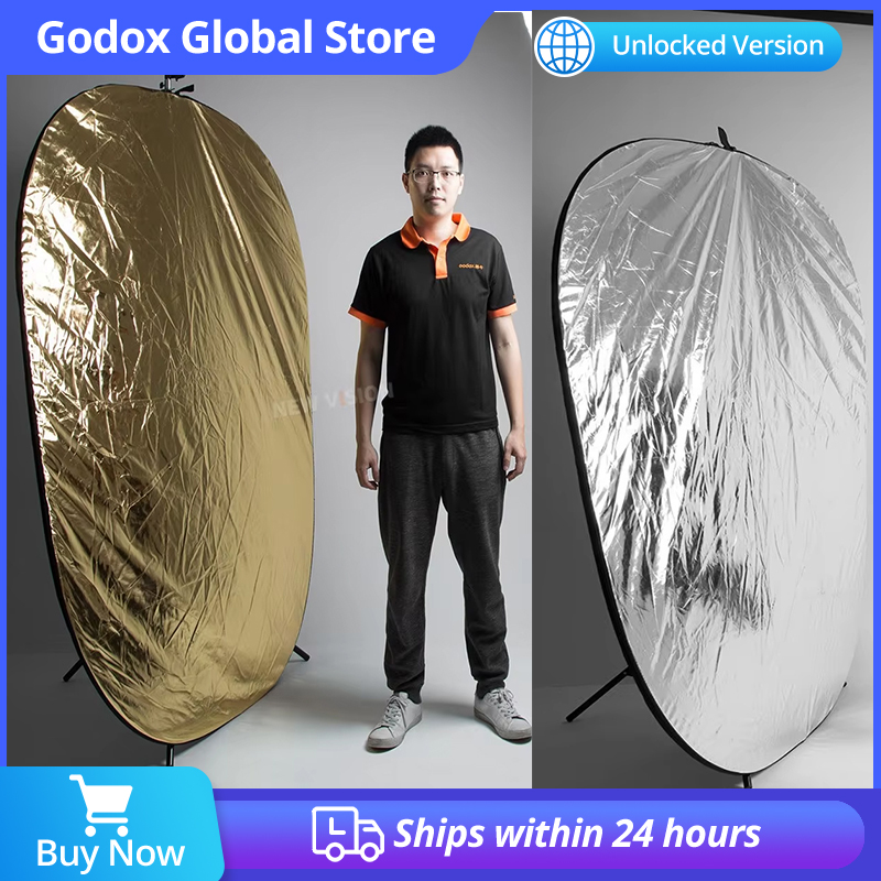 Reflector Disc Silver - Godox 2 em 1 refletor oval