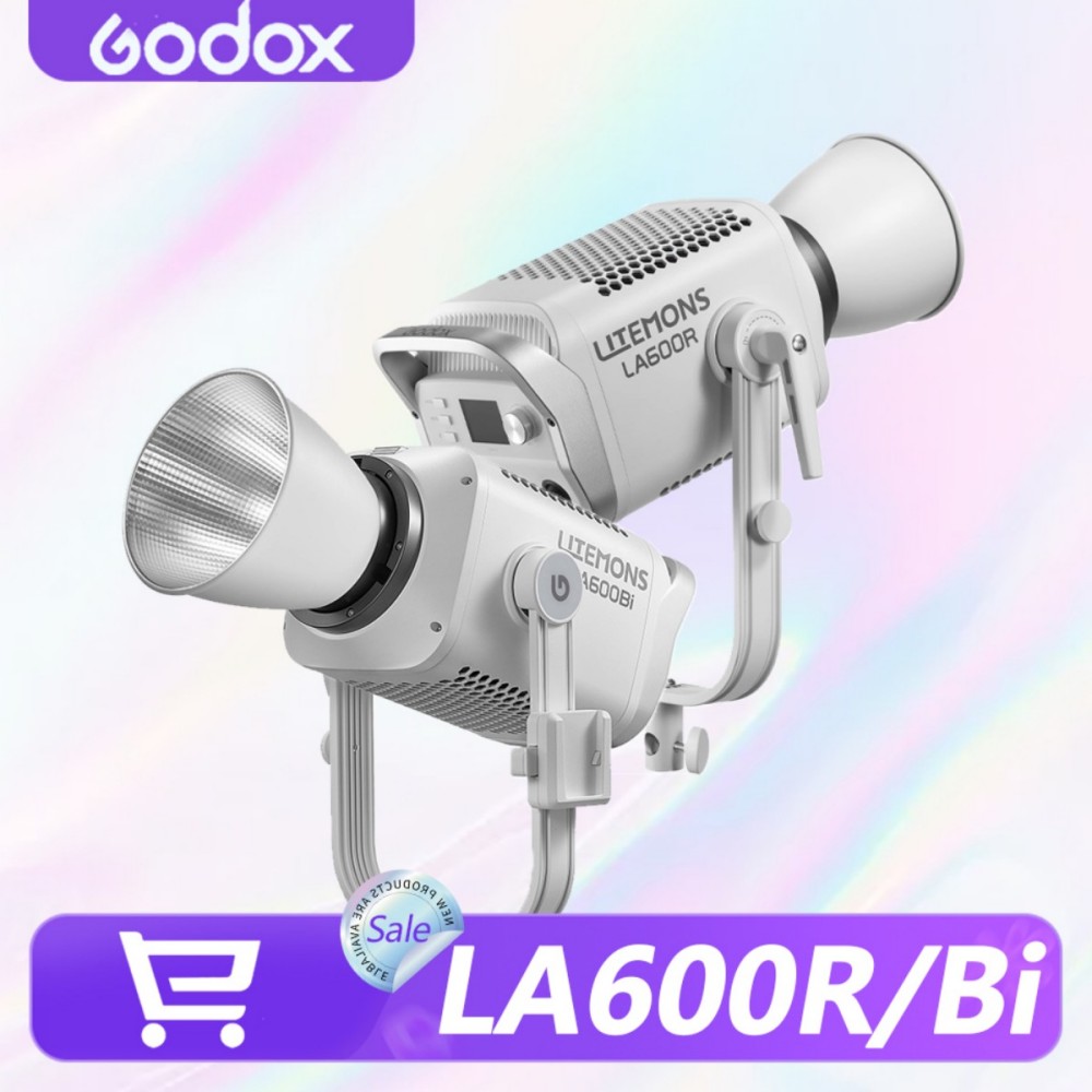Photography Lighting For Portraits - Luz LED Godox LITEMONS LA600Bi LA600R