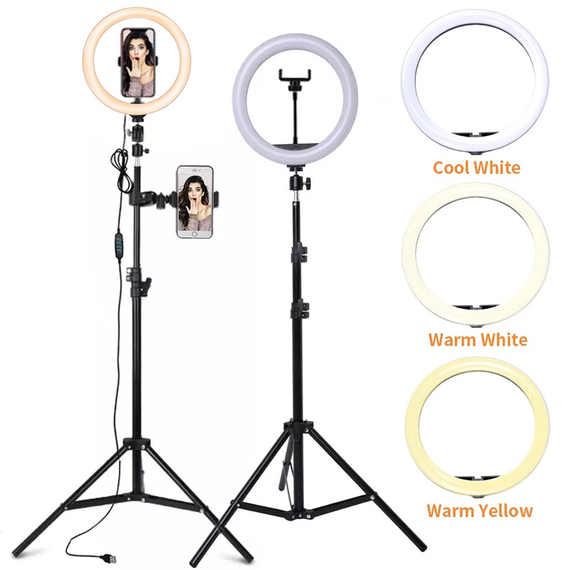 Luz de Anel LED para Selfie de - Photography Lighting With Umbrella avaliação e preço