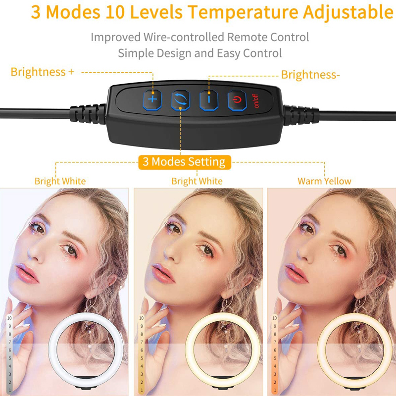 Luz de Anel LED para Selfie de - Photography Lighting With Umbrella avaliação e preço