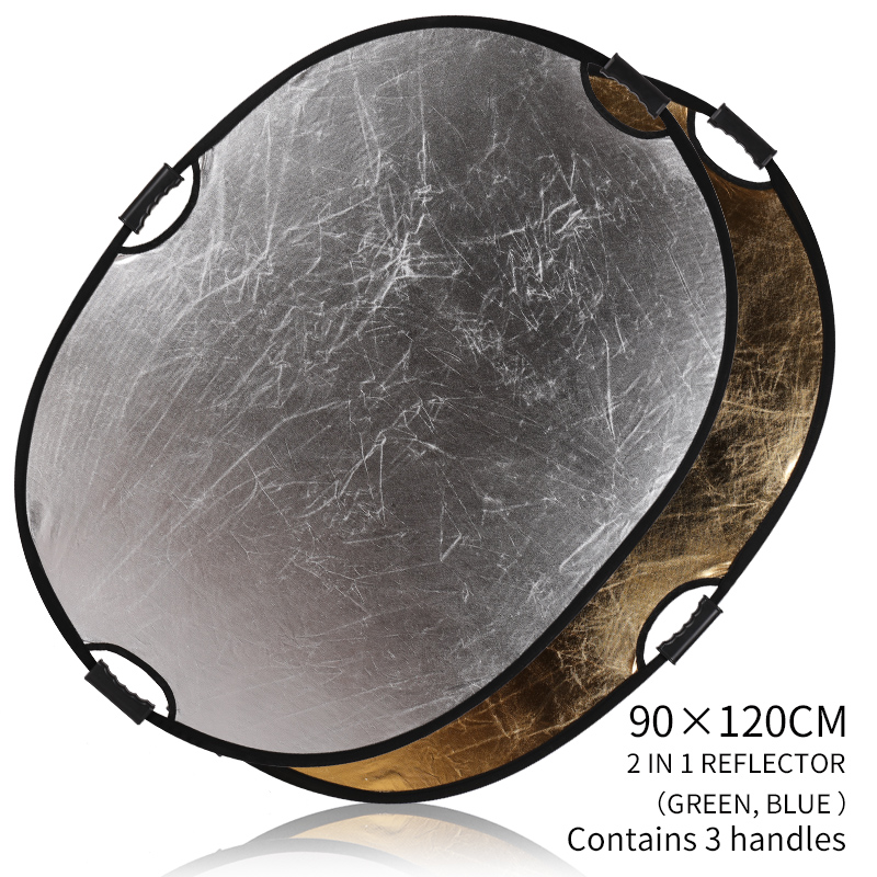 Refletor de luz oval multidisc - Photography Lighting Kit Portable avaliação e preço