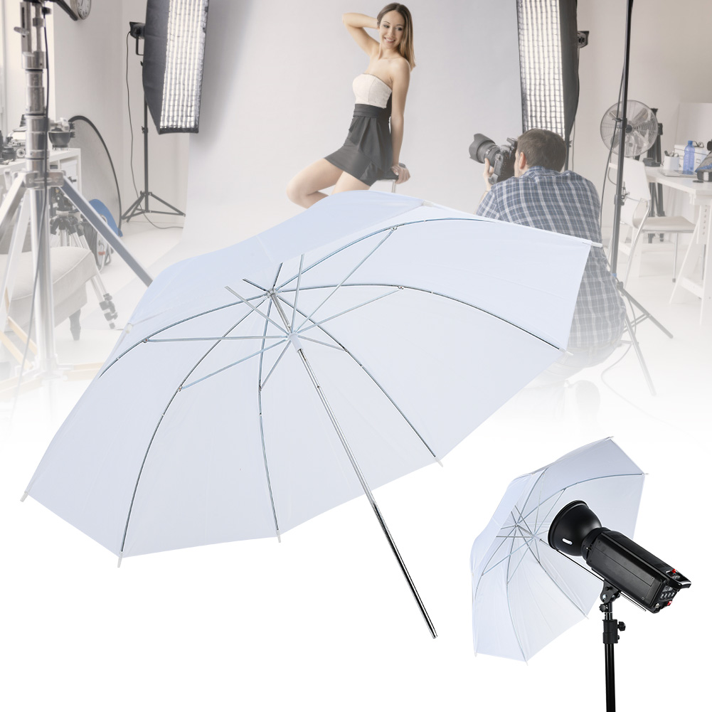 Guarda-chuva translúcido branc - Photography Lighting With Umbrella avaliação e preço