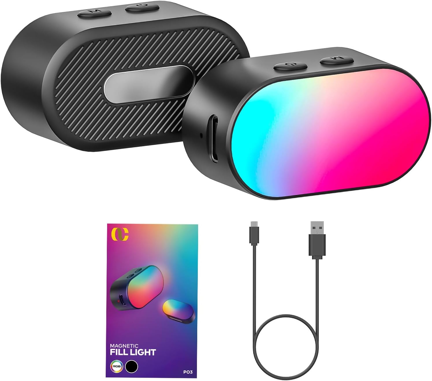 Aochuan mini rgb luz de preenc - Photography Lighting Color avaliação e preço
