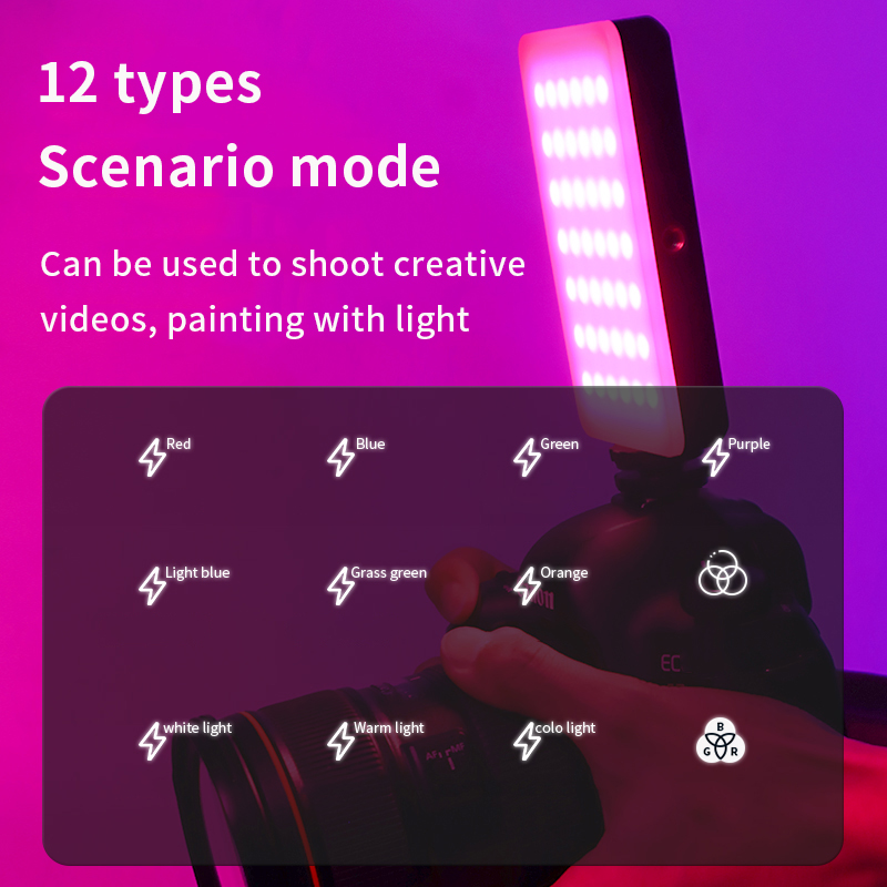 Luz de vídeo rgb portátil led  - Photography Lighting With Umbrella avaliação e preço