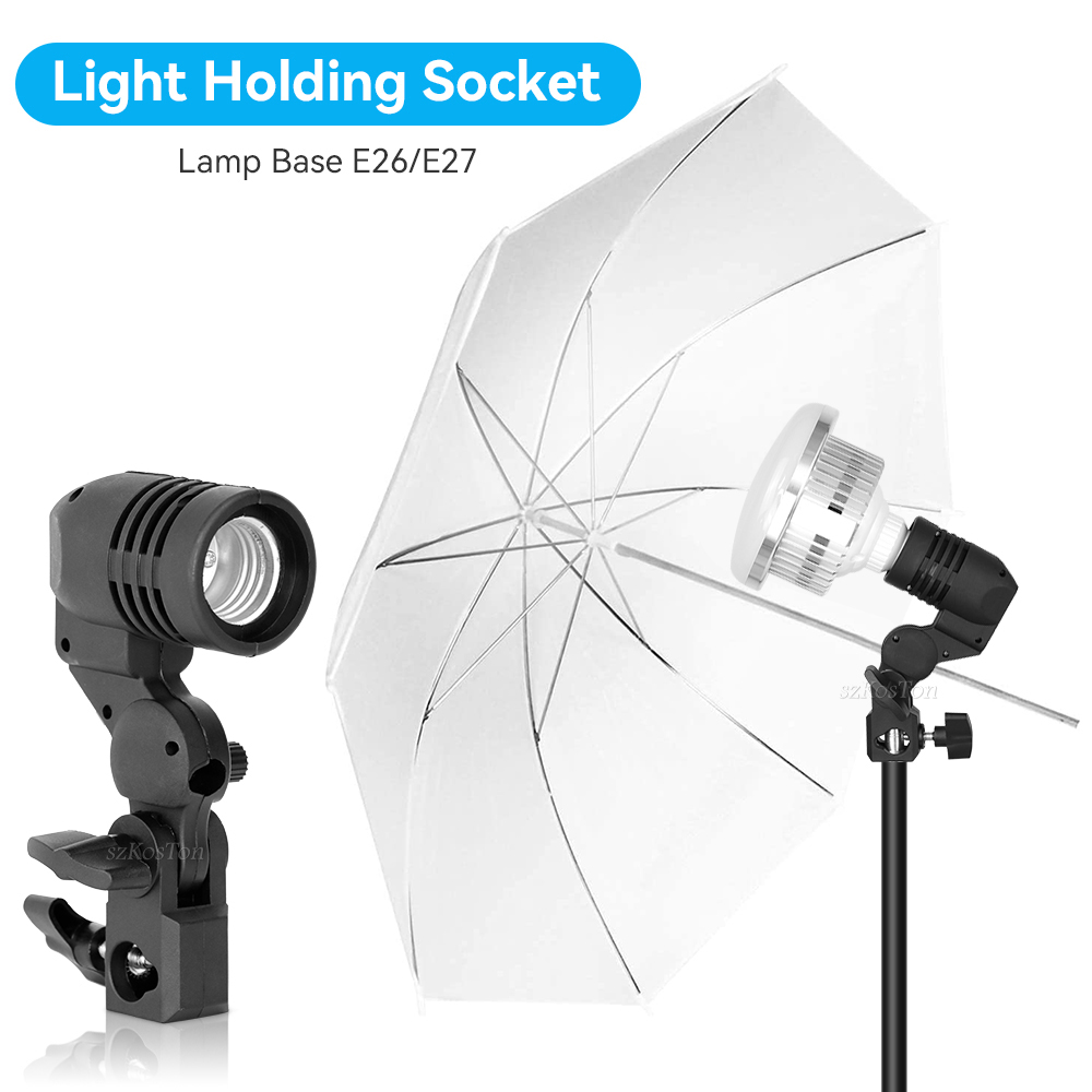 Suporte de lâmpada de cabeça ú - Photography Lighting With Umbrella avaliação e preço
