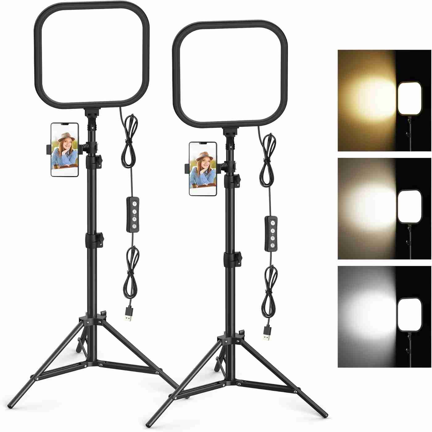 Kit de Luzes de Vídeo LED 2 em - Altson Photography Video Lighting Kit avaliação e preço