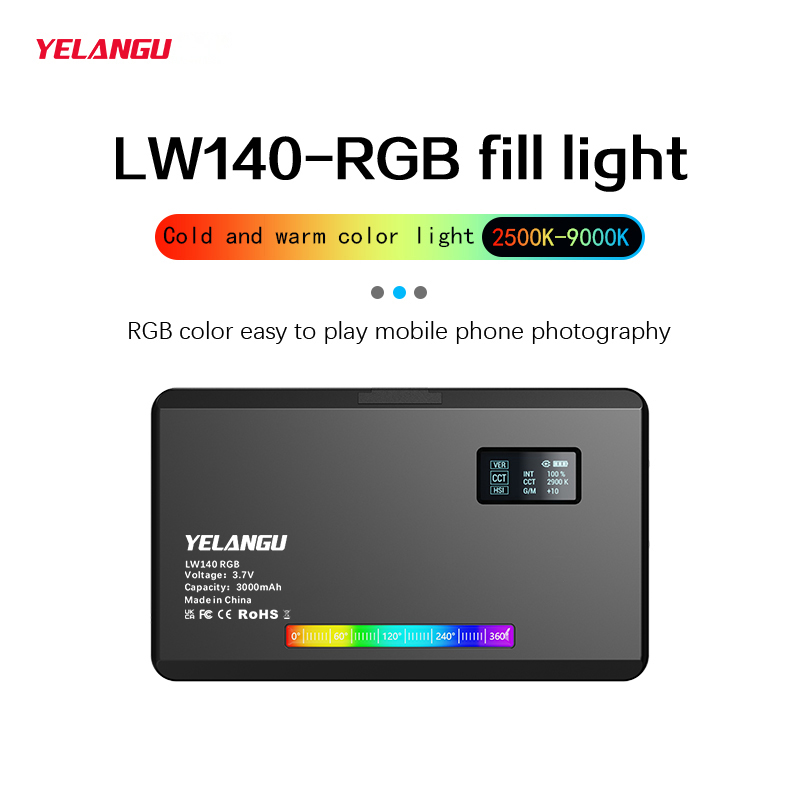 Yelangu rgb led luz de vídeo w - Photography Lighting With Umbrella avaliação e preço
