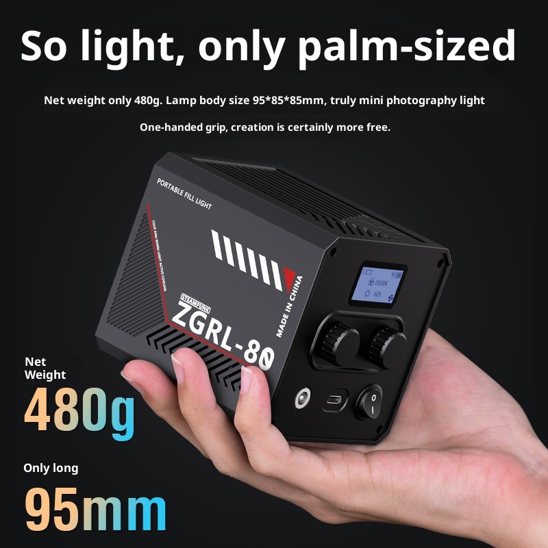 ZGRL80 80W COB LED Luz de víde - Photography Lighting System avaliação e preço