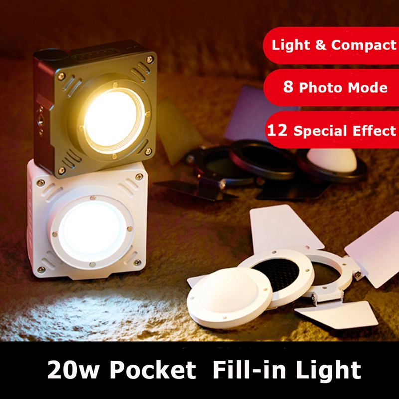 Luz de Vídeo LED Portátil 20W  - Photography Lighting Grid avaliação e preço