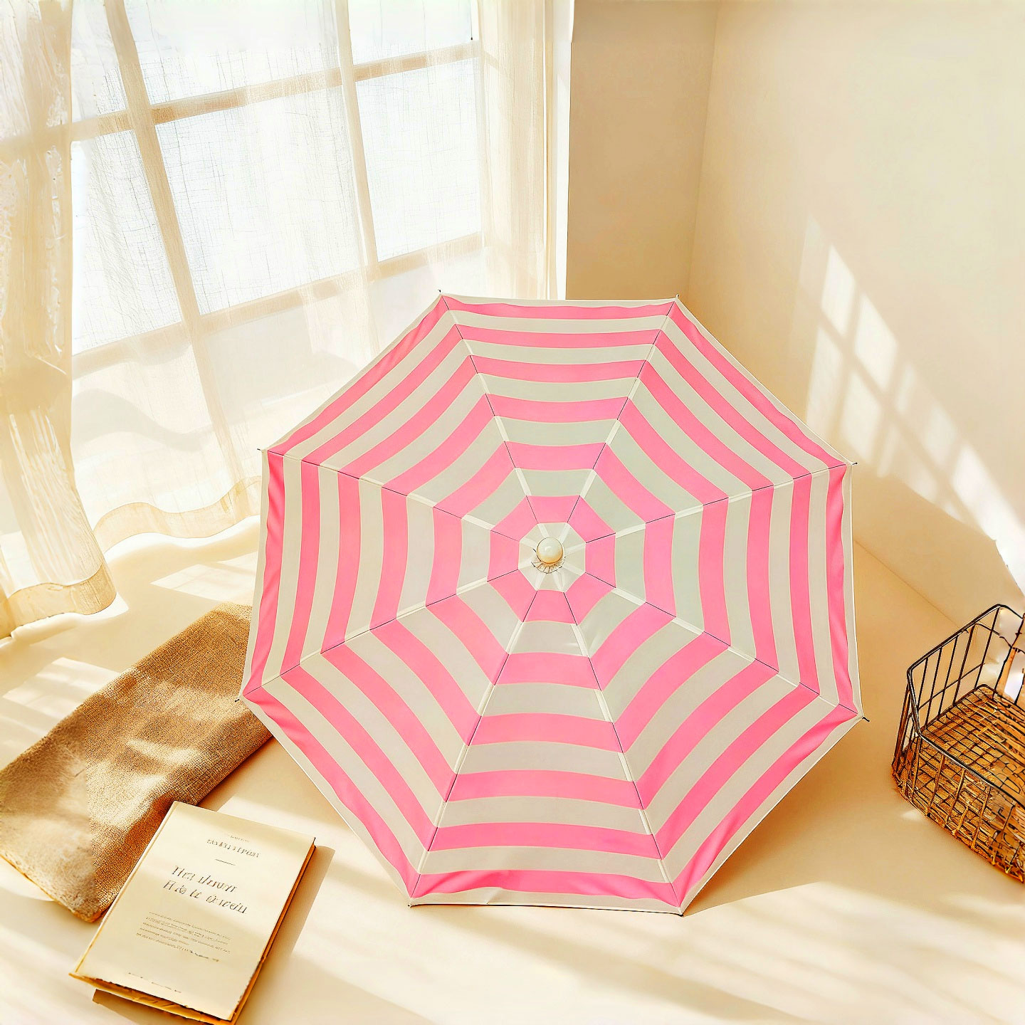 Guarda-chuva rosa listrado, di - Diy Photography Lighting Umbrella avaliação e preço