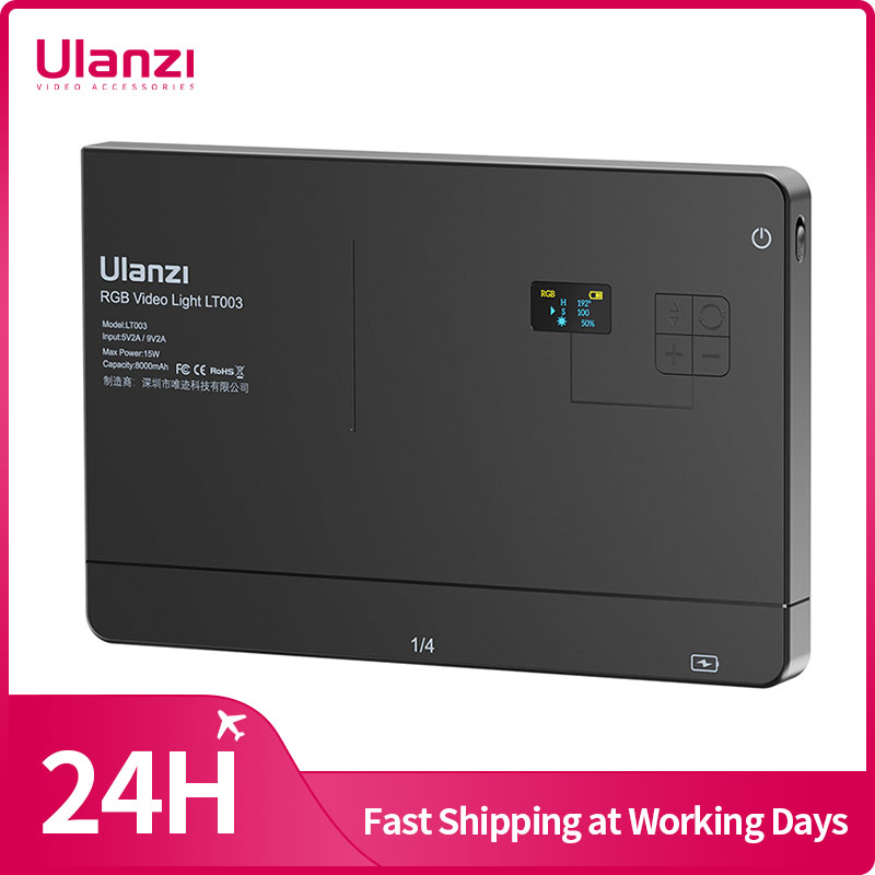 Ulanzi lt003 15w rgb luz de ví - Photography Lighting With Umbrella avaliação e preço