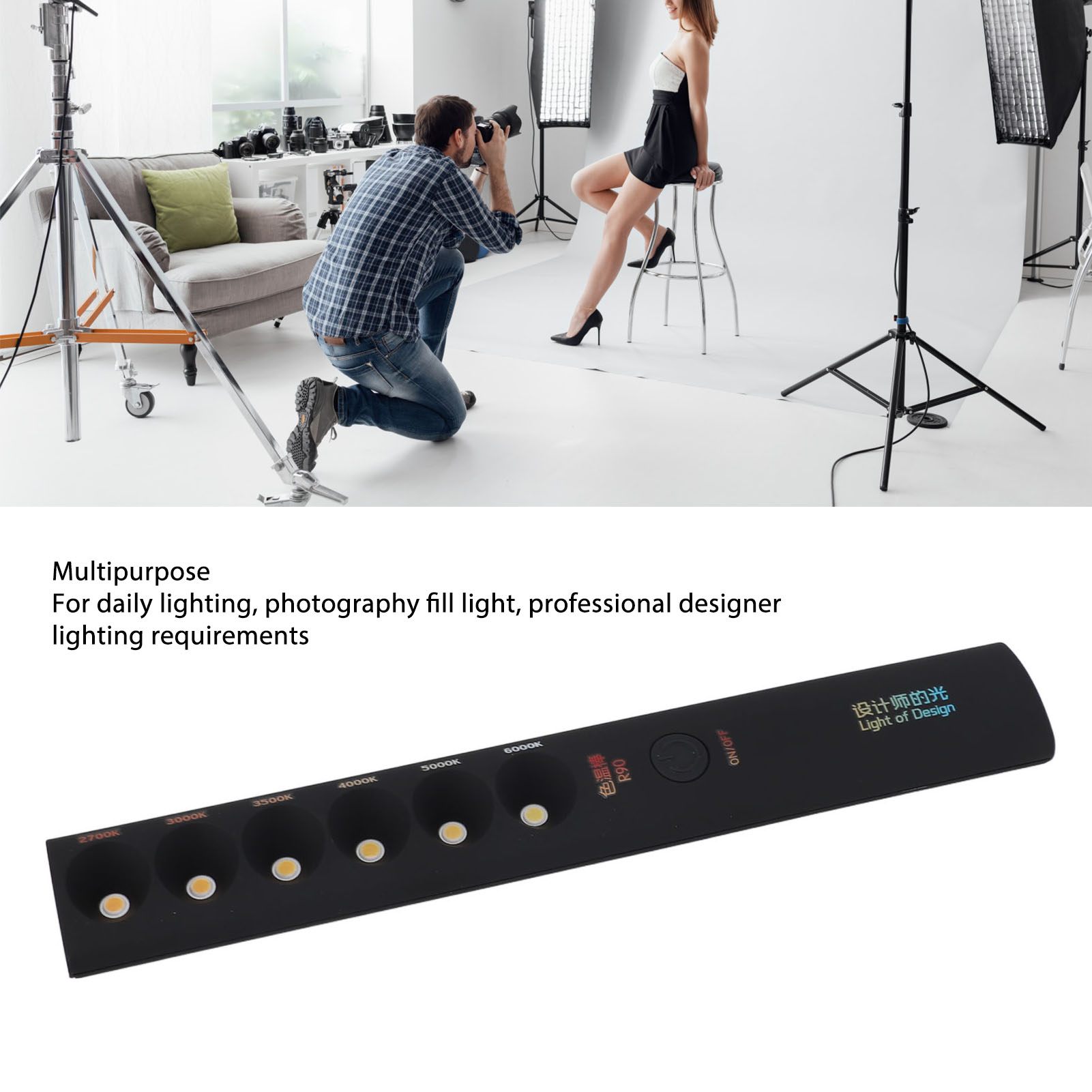 Bastão de Luz de Vídeo Portáti - Photography Lighting Color avaliação e preço