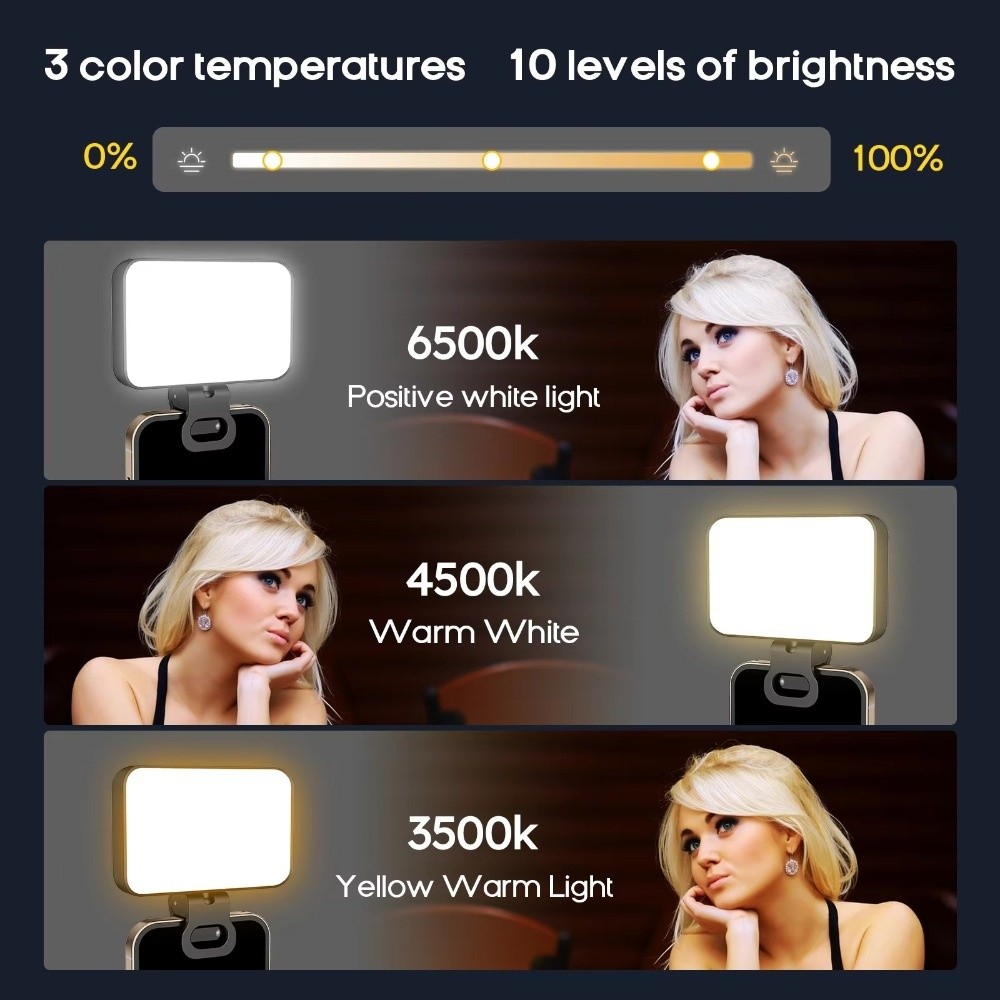 Luz LED para Selfie 800/1000mA - Photography Lighting With Flash avaliação e preço