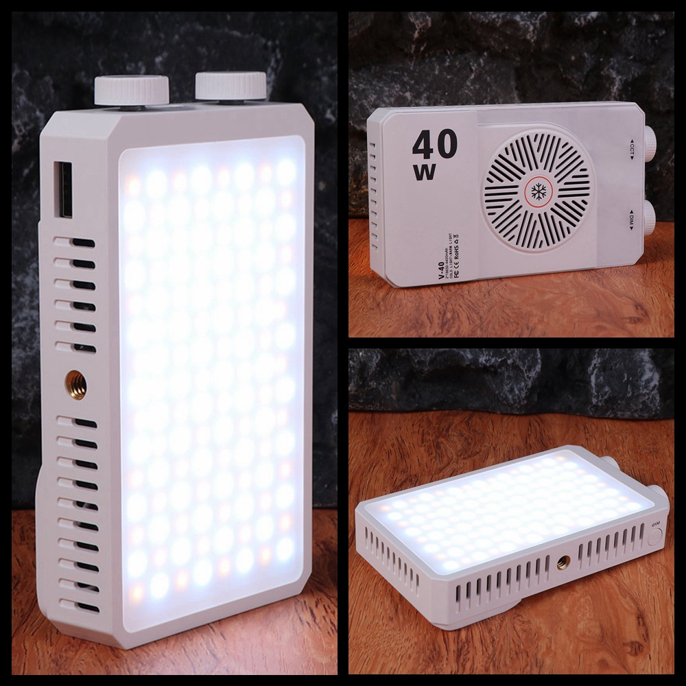 40w rgb led câmera luz 2800-90 - Photography Lighting Color avaliação e preço
