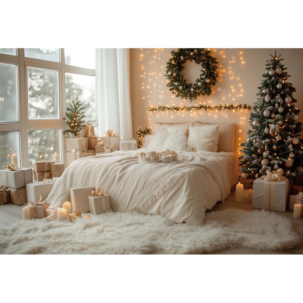 Fundo Fotográfico de Natal de  - Photography Lighting White Background avaliação e preço