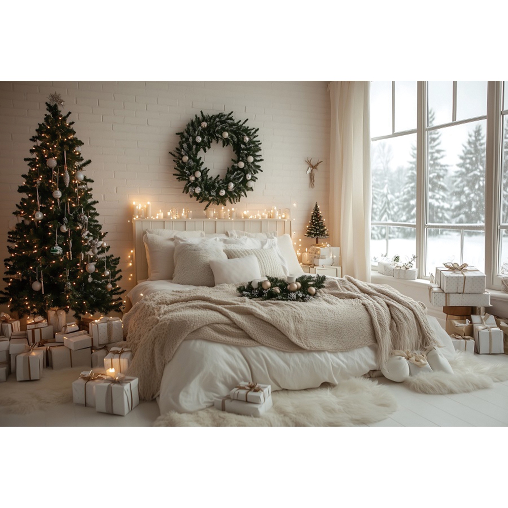 Fundo Fotográfico de Natal de  - Photography Lighting White Background avaliação e preço